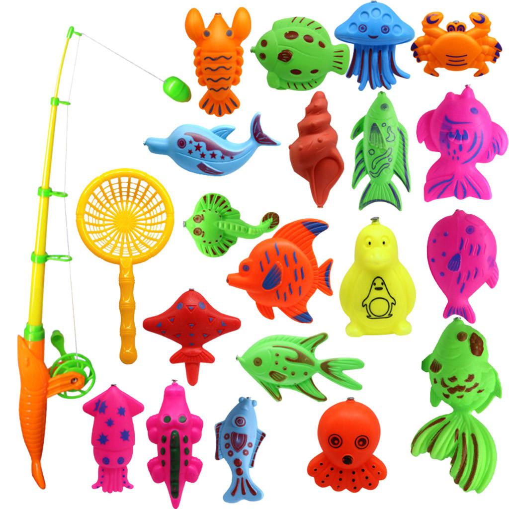 22 Piece Baby Boys Girls Bathing Toy Fishing Toy Outdoors Indoors Sports Set One Size
22 Piece Baby Boys Girls Bathing Toy Fishing Toy Outdoors Indoors Sports Set One Size