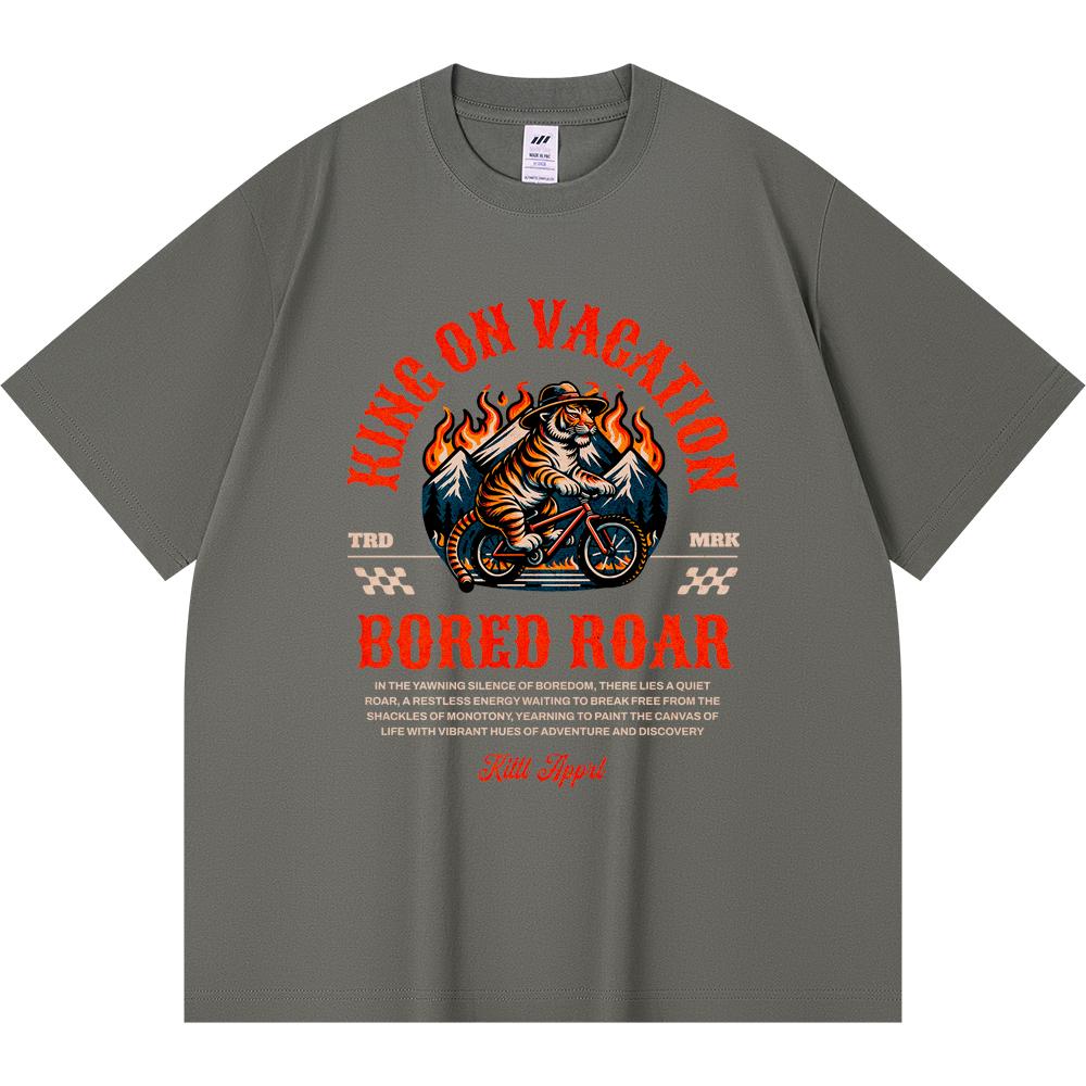 230GSM 100% Cotton T-Shirt King On Vacation Tiger Print Tees Funny Harajuku Style Combed Cotton Tshirt XS абрикосовый
230GSM 100% Cotton T-Shirt King On Vacation Tiger Print Tees Funny Harajuku Style Combed Cotton Tshirt XS абрикосовый
