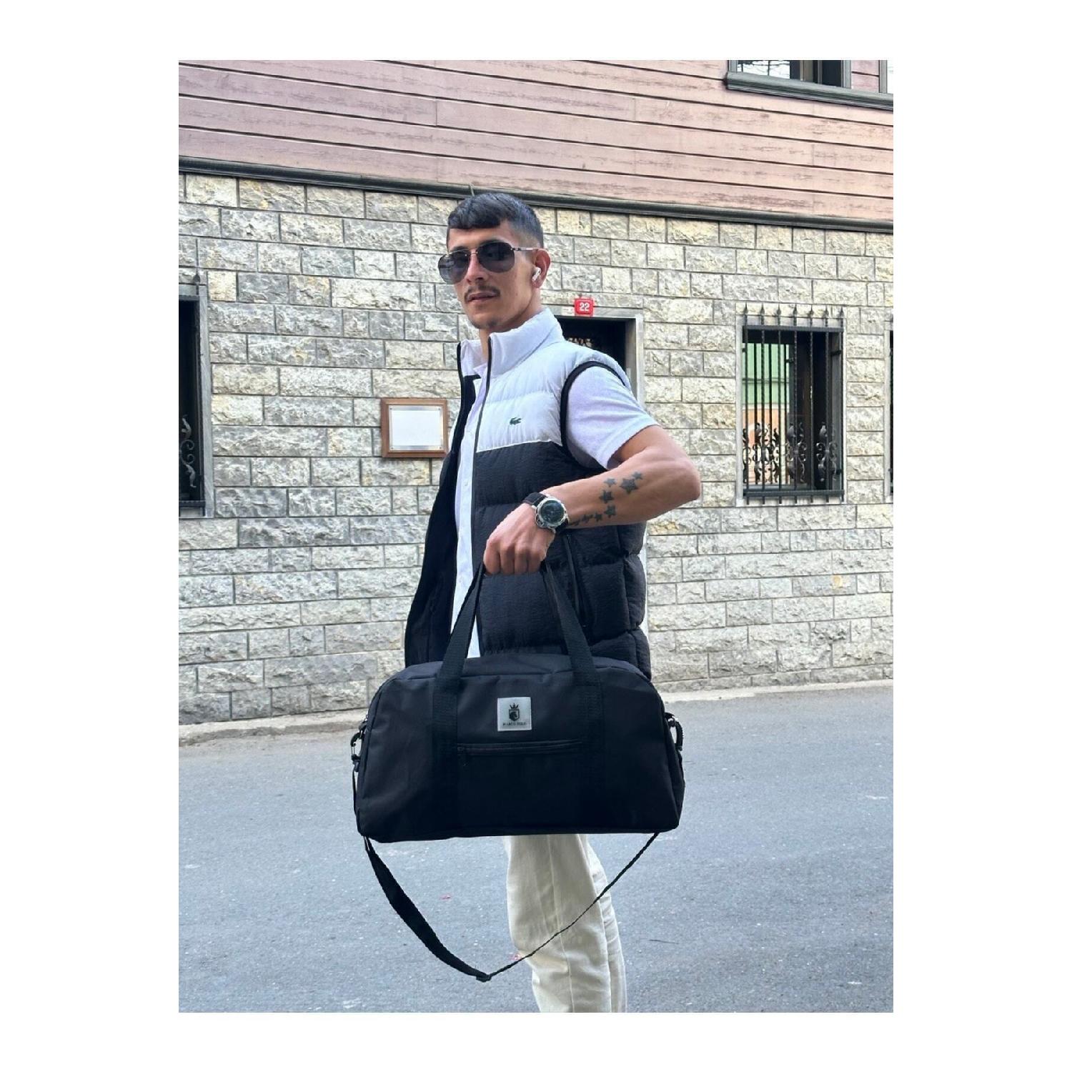 Унисекс дорожная сумка для фитнеса и спорта с передним карманом и длинным ремешком может использоваться женщинами и мужчинами
Унисекс дорожная сумка для фитнеса и спорта с передним карманом и длинным ремешком может использоваться женщинами и мужчинами