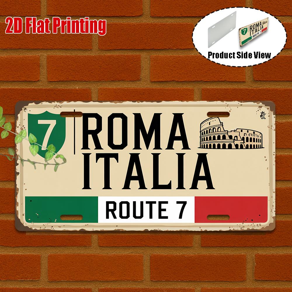 D Flat D Flat Printing pc Vintage Metal Sign for Decorationg Only Decorative Sign (cm cm) Rome Aluminum Sig 15x30cm(5.9x7.8inch)
D Flat D Flat Printing pc Vintage Metal Sign for Decorationg Only Decorative Sign (cm cm) Rome Aluminum Sig 15x30cm(5.9x7.8inch)