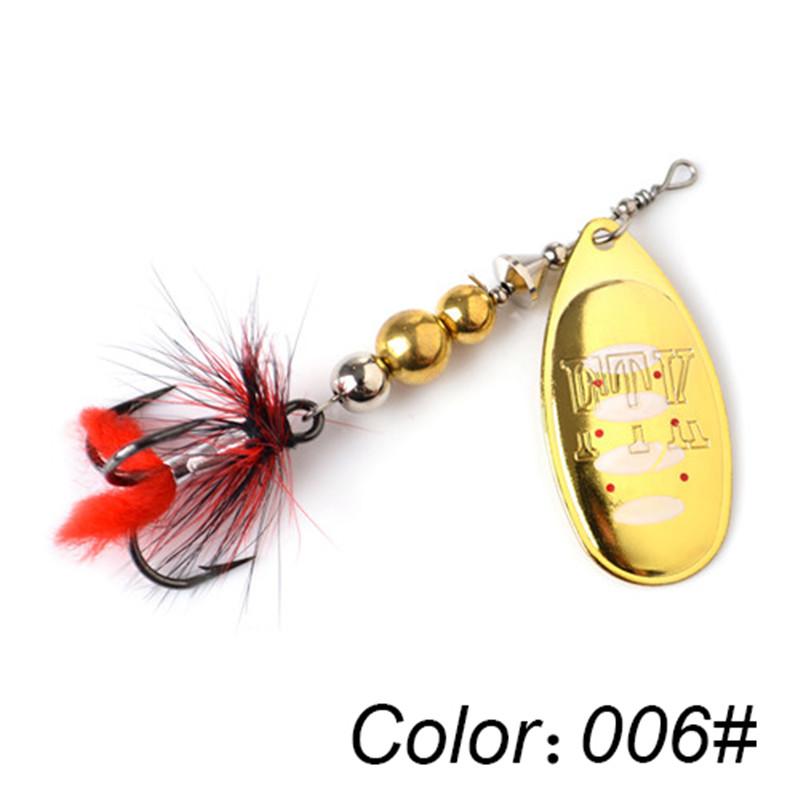 FTK Willow Spinner Lure 12 г 18 г Медь Размер 3#-5# с тройным крючком 1#-1/0# Рыбная приманка 12g-006
FTK Willow Spinner Lure 12 г 18 г Медь Размер 3#-5# с тройным крючком 1#-1/0# Рыбная приманка 12g-006