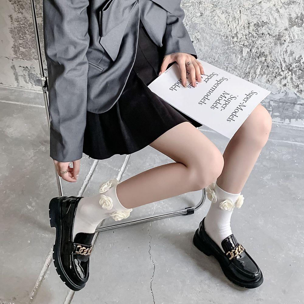 Japanese JK Middle Tube Cotton Camellia Lolita Socks Women Socks Rose Socks Strong Men s Socks чорний
Japanese JK Middle Tube Cotton Camellia Lolita Socks Women Socks Rose Socks Strong Men s Socks чорний
