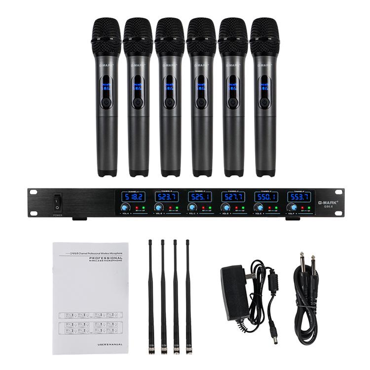 Professional UHF Wireless Microphone Set, Adjustable Frequency, for Weddings and Outdoor Events (One-to-Six & One-to-Eight).
Professional UHF Wireless Microphone Set, Adjustable Frequency, for Weddings and Outdoor Events (One-to-Six & One-to-Eight).