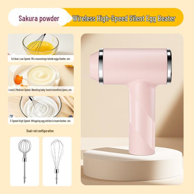 Wireless Rechargeable Handheld Egg Beater & Milk Frother for Baking & Creams 17.5*25.2*5.9CM розовый
Wireless Rechargeable Handheld Egg Beater & Milk Frother for Baking & Creams 17.5*25.2*5.9CM розовый