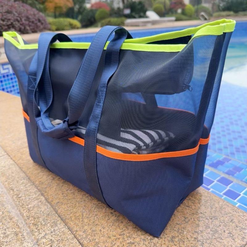 1pcs Waterproof Swim Beach Bag & Travel Toiletry Organizer Oxford Fabric Sand Storage Bag with Zipper Pockets чорний
1pcs Waterproof Swim Beach Bag & Travel Toiletry Organizer Oxford Fabric Sand Storage Bag with Zipper Pockets чорний