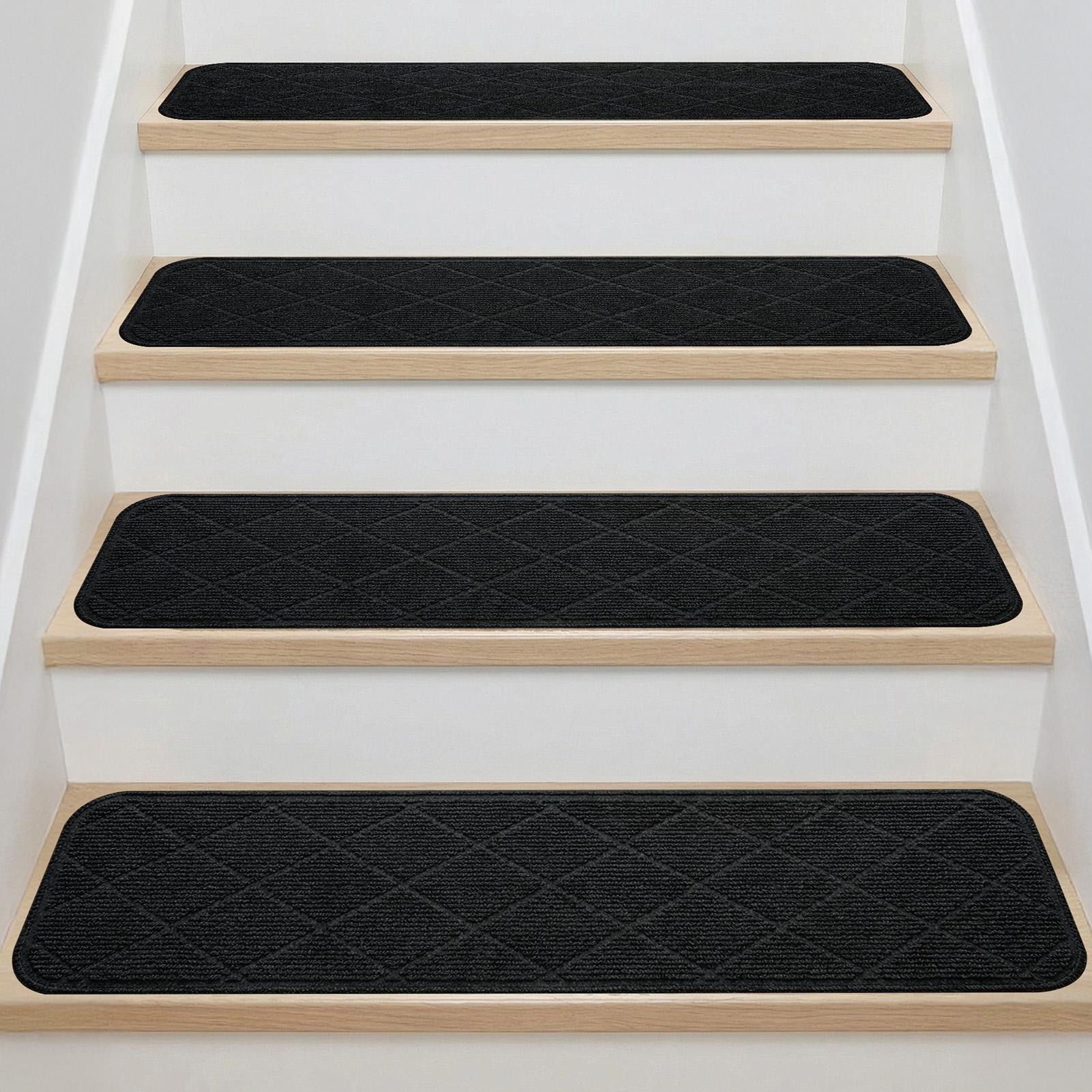 4Pc Edging Stair Treads Polyester TPE Backing Non-Slip Carpet Mats 20x76CM Indoor Stair Runner for Wooden Step Edging Stair Rugs 4Pcs 20x76CM чорний
4Pc Edging Stair Treads Polyester TPE Backing Non-Slip Carpet Mats 20x76CM Indoor Stair Runner for Wooden Step Edging Stair Rugs 4Pcs 20x76CM чорний