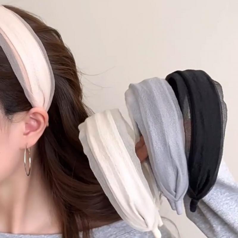 Wide Headband Women Fashion Fabric Hairband High Crown Effect Daily Wear Face Washing Hair Accessory Adjustable Hair Clip Stretchy
Wide Headband Women Fashion Fabric Hairband High Crown Effect Daily Wear Face Washing Hair Accessory Adjustable Hair Clip Stretchy