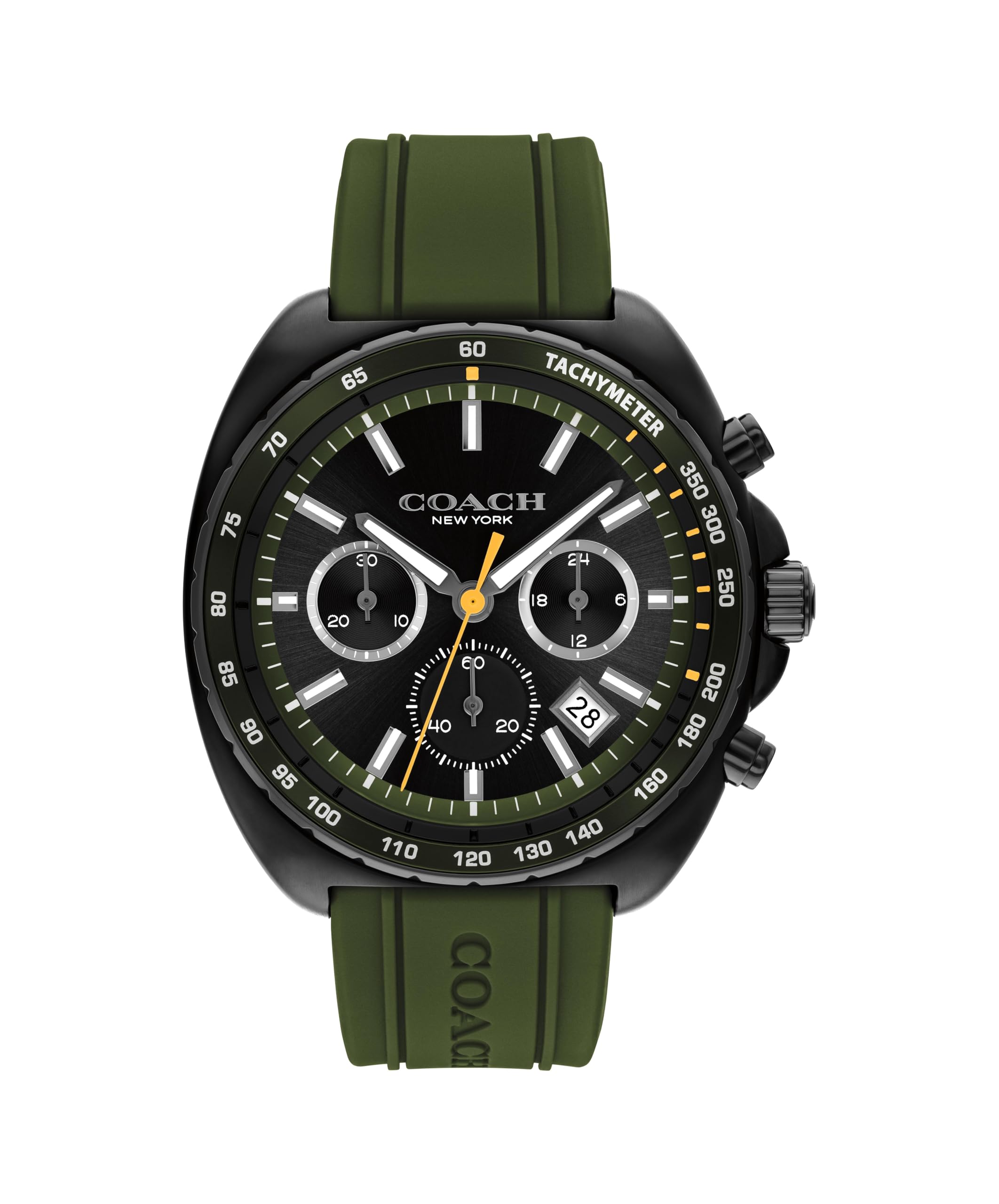 Coach Charter Quartz Chronograph Watch with Silicone Water Resistant to 3 ATM Sporty and Stylish Gift for Modern Design Men s Strap, – - Him, 44.5mm,
Coach Charter Quartz Chronograph Watch with Silicone Water Resistant to 3 ATM Sporty and Stylish Gift for Modern Design Men s Strap, – - Him, 44.5mm,