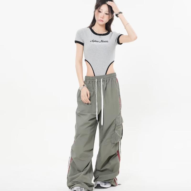 Wide-legged Work Pants for Women In Summer, Slim Casual and Loose Dancing Hip-hop Floor-moving Sports Pants M чёрный
Wide-legged Work Pants for Women In Summer, Slim Casual and Loose Dancing Hip-hop Floor-moving Sports Pants M чёрный