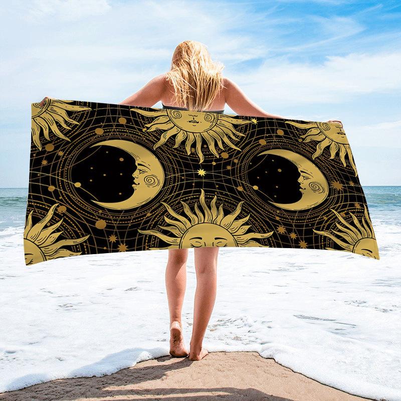 1PC Moon Star Beach Towels Constellation Towel Holiday Birthday Gifts Quick-Drying Bath Towels Sandless W30*H60(CM)
1PC Moon Star Beach Towels Constellation Towel Holiday Birthday Gifts Quick-Drying Bath Towels Sandless W30*H60(CM)