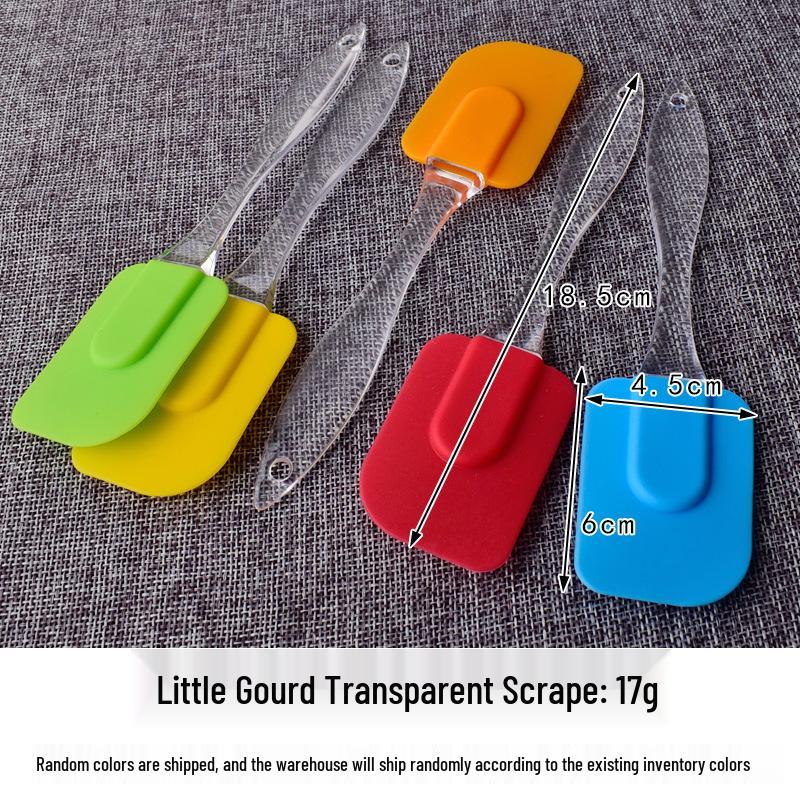 Children s Silicone Spatula with Transparent Handle - Soft Rubber Scraper for Baking and Mixing Random Color
Children s Silicone Spatula with Transparent Handle - Soft Rubber Scraper for Baking and Mixing Random Color