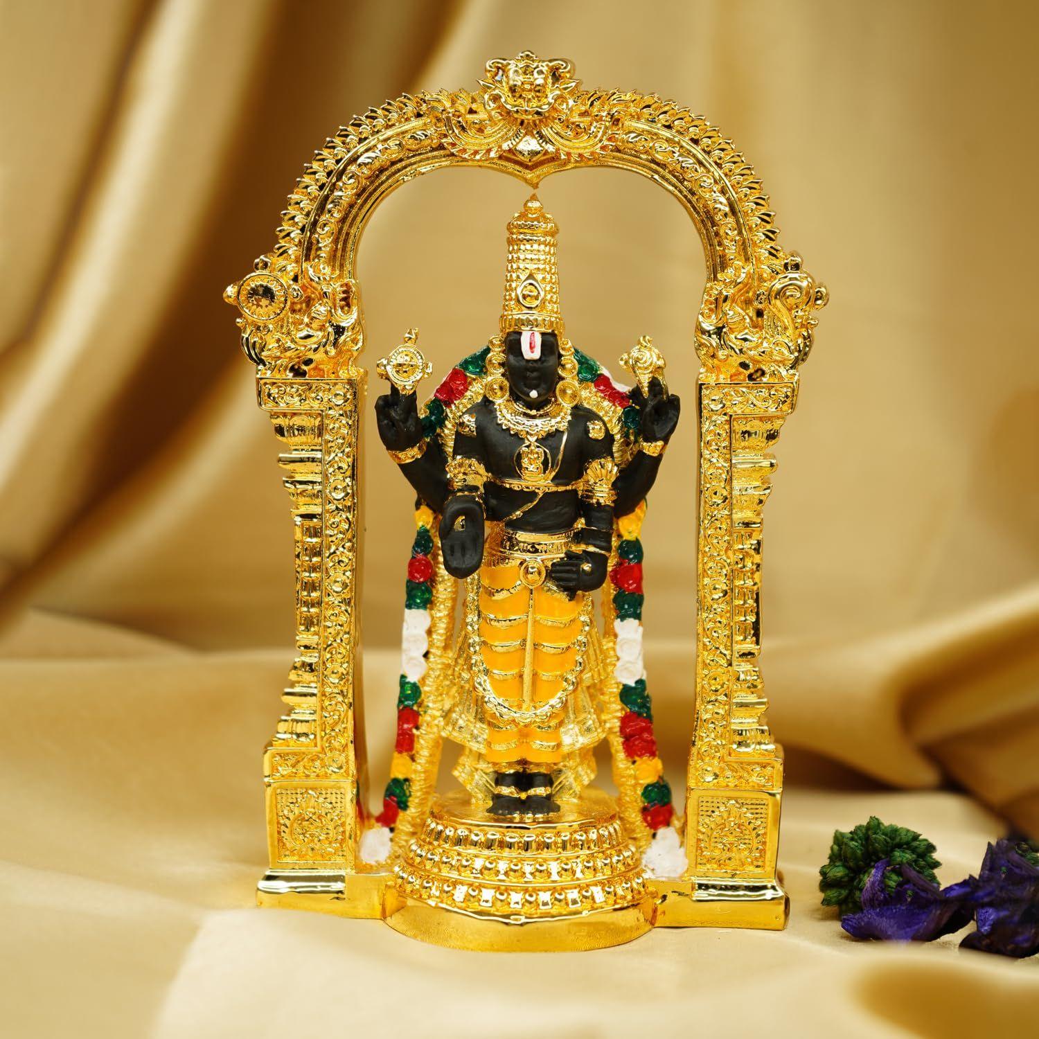 Tirupati Balaji Idol (Size: 12.5 cm) | Lord Venkateswara Idol for Car Dashboard, Pooja Room, Home Decor & Office Desk |
Tirupati Balaji Idol (Size: 12.5 cm) | Lord Venkateswara Idol for Car Dashboard, Pooja Room, Home Decor & Office Desk |