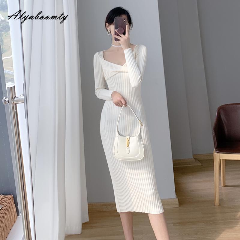 Корейский стиль осень-зима женское трикотажное платье А-силуэта с квадратным воротником бежевый черный красный трикотажное платье женственное офисное женское базовое теплое платье One Size чёрный
Корейский стиль осень-зима женское трикотажное платье А-силуэта с квадратным воротником бежевый черный красный трикотажное платье женственное офисное женское базовое теплое платье One Size чёрный