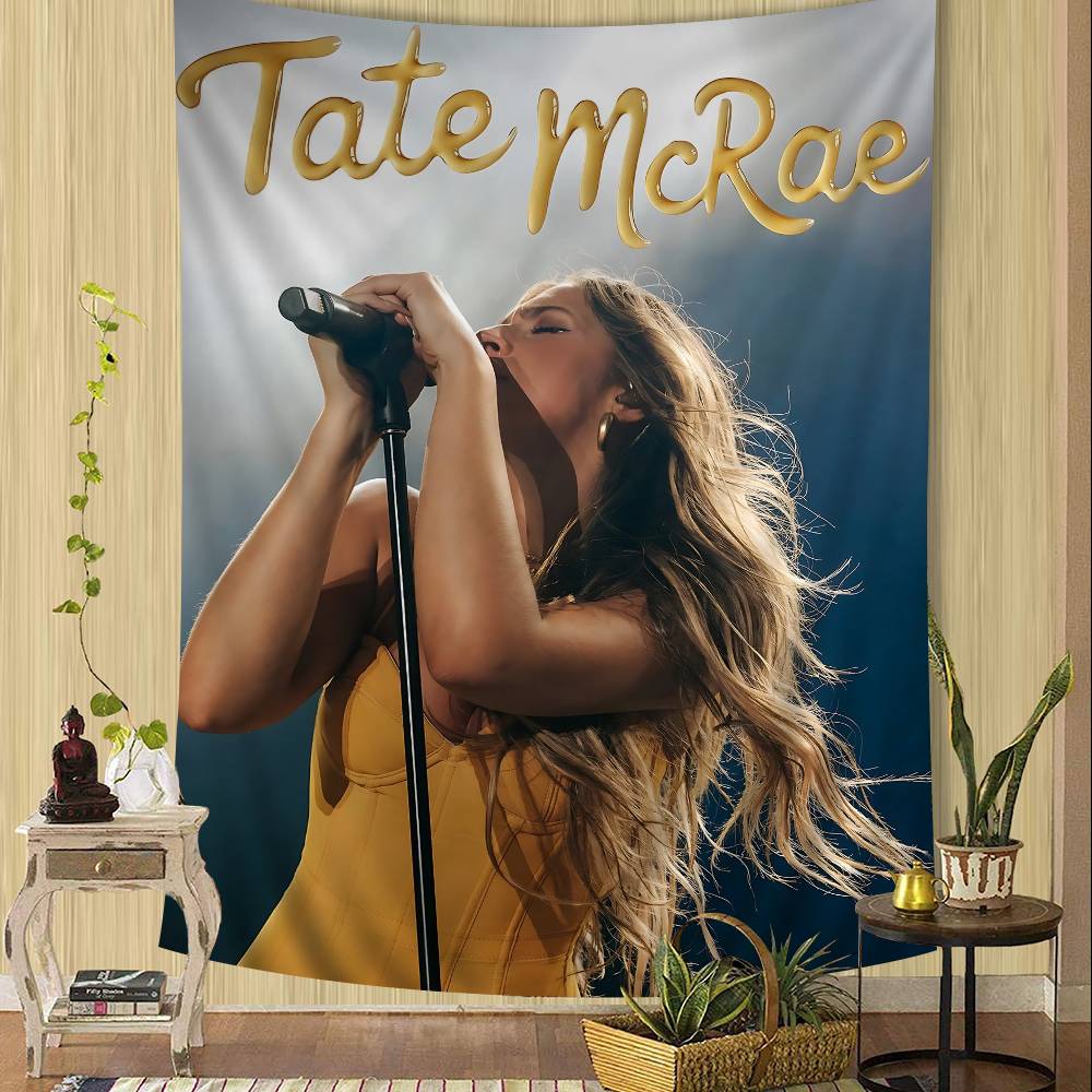 Tate MMcRae Singer Colorful Tapestry Wall Hanging Hippie Flower Wall Carpets Dorm Decor Wall Art Decor 74x94cm(29x37in)
Tate MMcRae Singer Colorful Tapestry Wall Hanging Hippie Flower Wall Carpets Dorm Decor Wall Art Decor 74x94cm(29x37in)