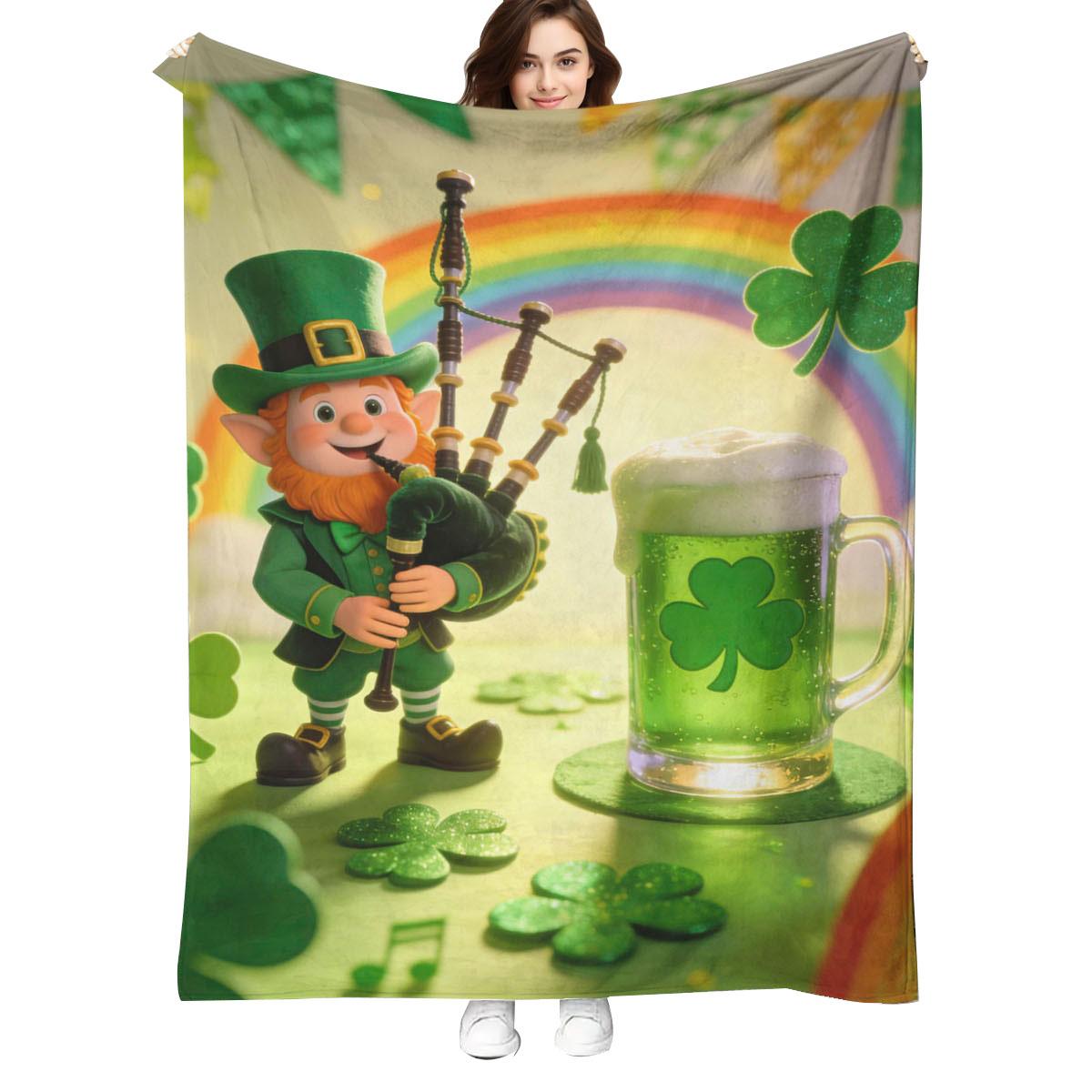 St Patricks Day gift blanket tear resistant hypoallergenic green cartoon print comfortable suitable for all seasons 75x100cm (30x40inch)
St Patricks Day gift blanket tear resistant hypoallergenic green cartoon print comfortable suitable for all seasons 75x100cm (30x40inch)