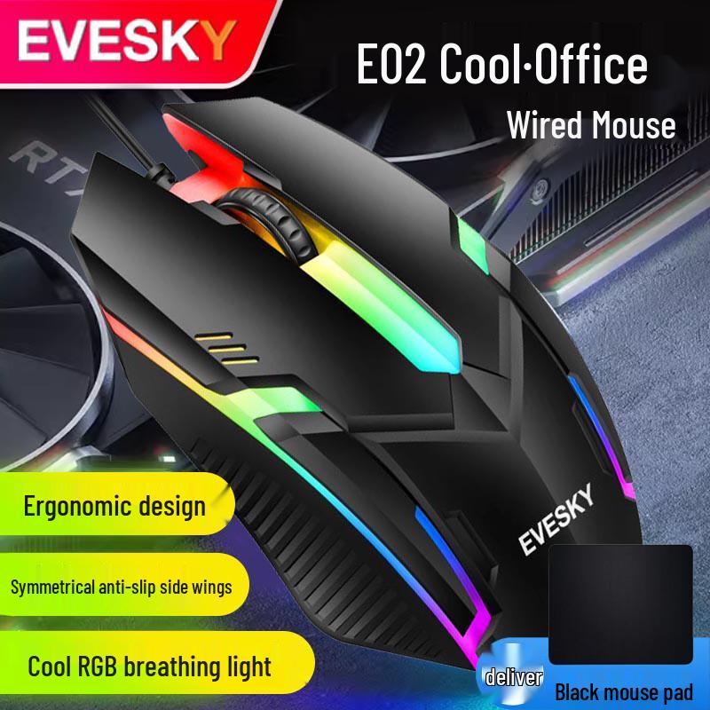 You Shi Wired Gaming and Office Mouse with Mouse Pad
You Shi Wired Gaming and Office Mouse with Mouse Pad