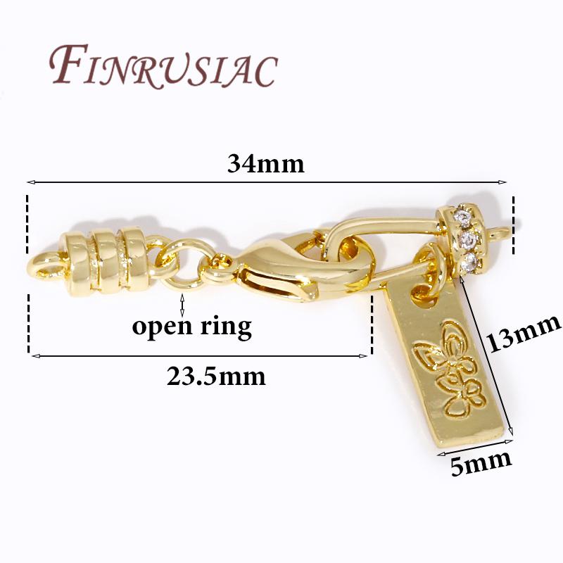 18K Gold Plated Brass End Connectors with Lobster Clasps For Bracelets,Jewellery Clasps Findings For DIY Jewelry Making Supplies 2 Pieces
18K Gold Plated Brass End Connectors with Lobster Clasps For Bracelets,Jewellery Clasps Findings For DIY Jewelry Making Supplies 2 Pieces