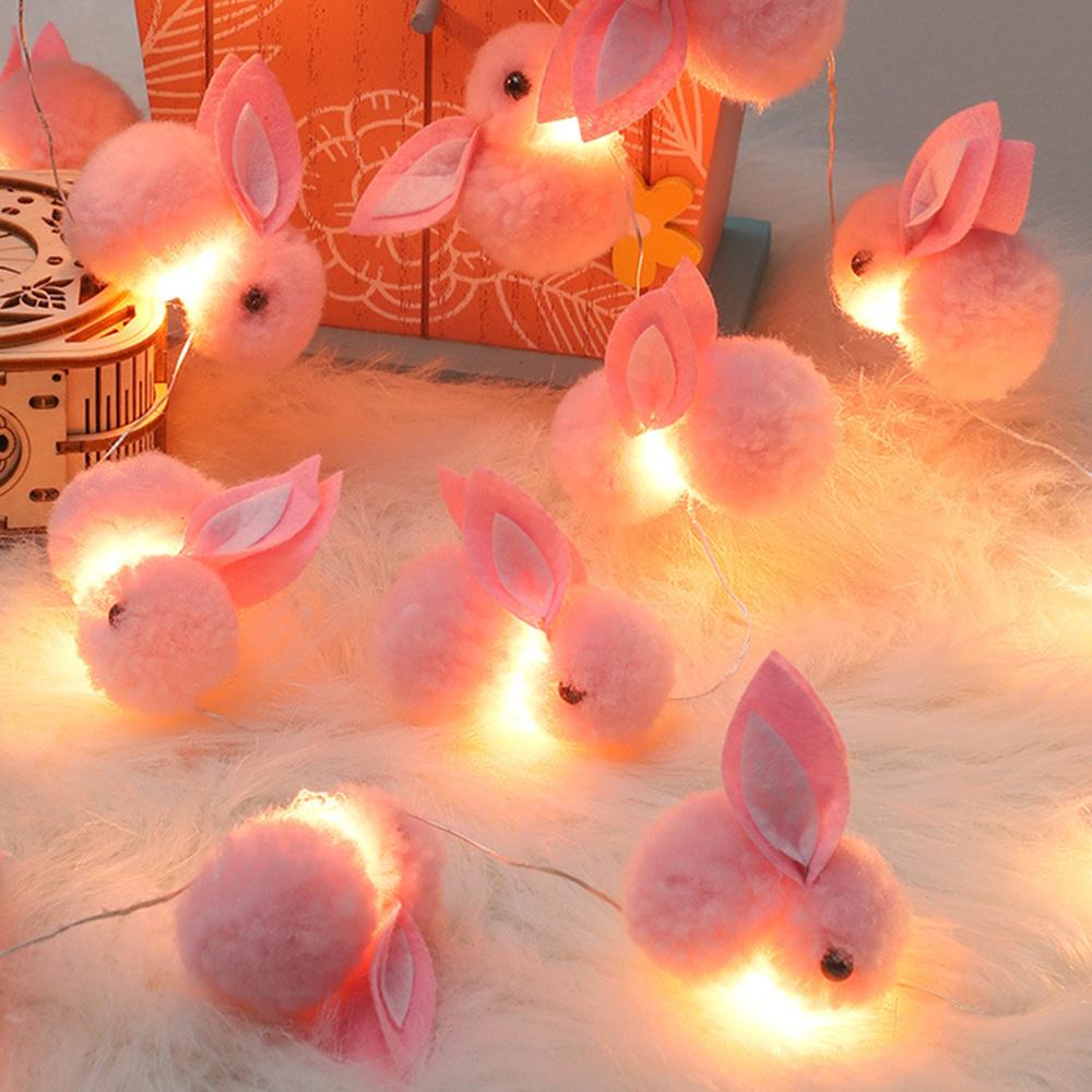 2m 20 LED Cute Rabbit String Lights Cotton Fairy Lights Battery Operated Warm White Light
2m 20 LED Cute Rabbit String Lights Cotton Fairy Lights Battery Operated Warm White Light