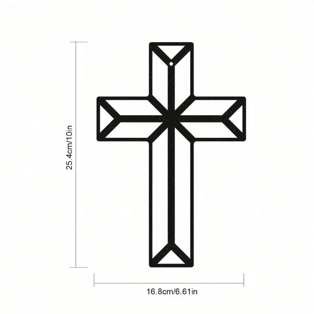 Wall Hanging Metal Cross Geometric Wall Art Minimalist Christian Decor Handmade Religious Home Gift TY-101637
Wall Hanging Metal Cross Geometric Wall Art Minimalist Christian Decor Handmade Religious Home Gift TY-101637