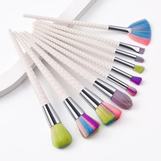 Stroke of Beauty - Set of 10: Makeup Brushes Green & Blue & Pink & White
Stroke of Beauty - Set of 10: Makeup Brushes Green & Blue & Pink & White
