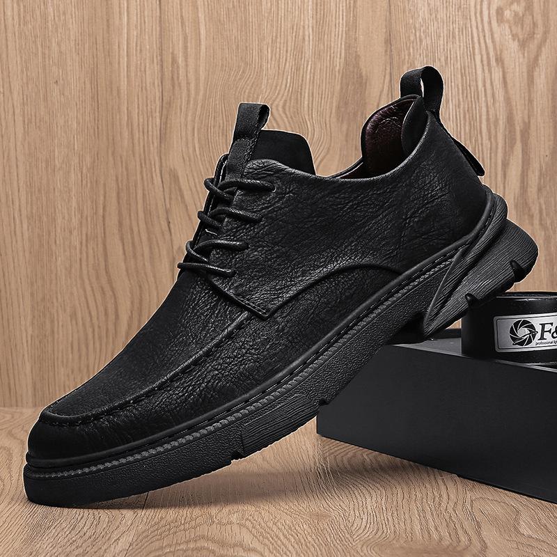 Foreign trade men s fashion retro casual business small leather shoes lace-up outdoor low-top youth Martin boots 2215 38
Foreign trade men s fashion retro casual business small leather shoes lace-up outdoor low-top youth Martin boots 2215 38