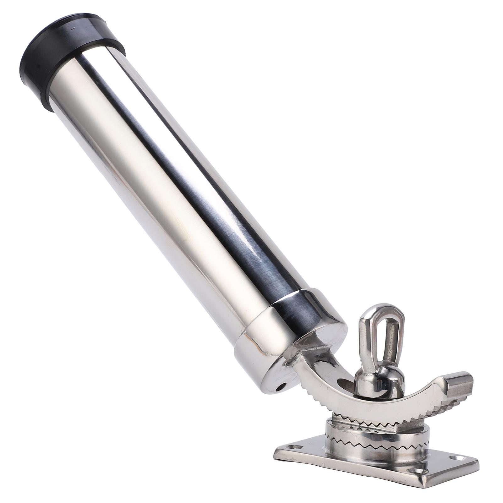 360 Degree Left Right Adjustable Fishing Rod Holder Stainless Steel Fishing Rod Holder for Marine Boat Yacht
360 Degree Left Right Adjustable Fishing Rod Holder Stainless Steel Fishing Rod Holder for Marine Boat Yacht