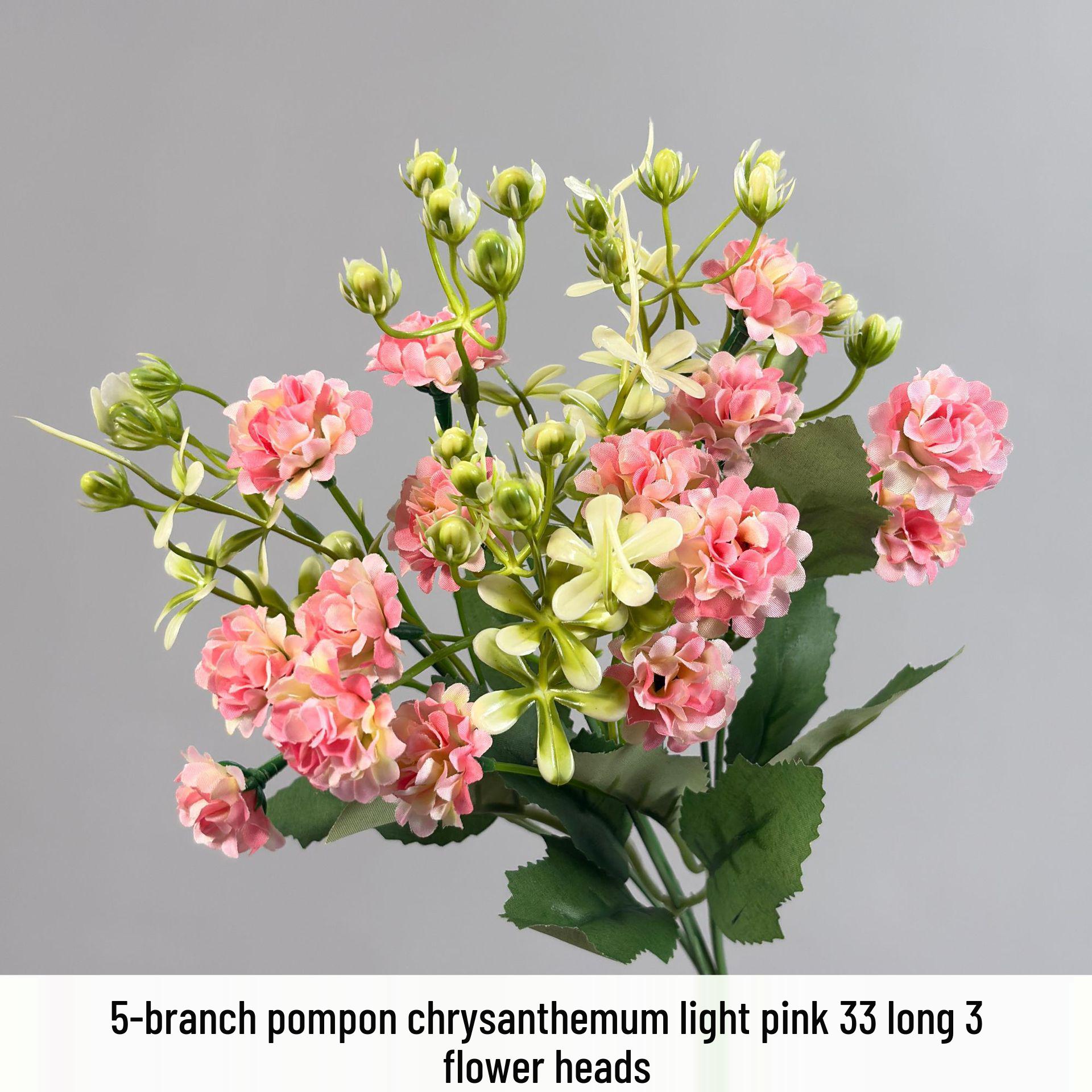 5-ветковая помпонная хризантема искусственный цветок украшение для сада, свадьбы, вечеринки и мероприятий на открытом воздухе
5-ветковая помпонная хризантема искусственный цветок украшение для сада, свадьбы, вечеринки и мероприятий на открытом воздухе