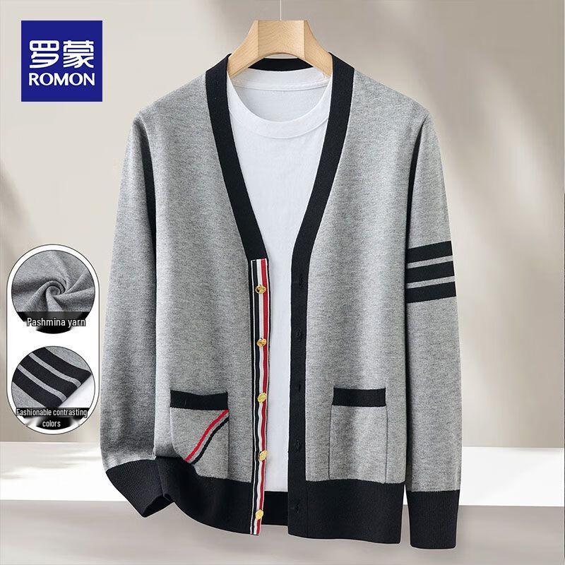 Romong Men s Casual V-Neck Tops L
Romong Men s Casual V-Neck Tops L