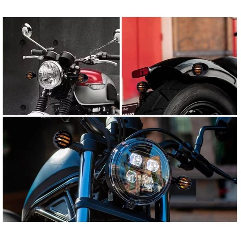 2Pcs Motorcycle Turn Signal Indicator Blinker Light Vintage Universal Motorbike 12V LED Sequential Flowing Flashing Mini Lamp чёрный
2Pcs Motorcycle Turn Signal Indicator Blinker Light Vintage Universal Motorbike 12V LED Sequential Flowing Flashing Mini Lamp чёрный