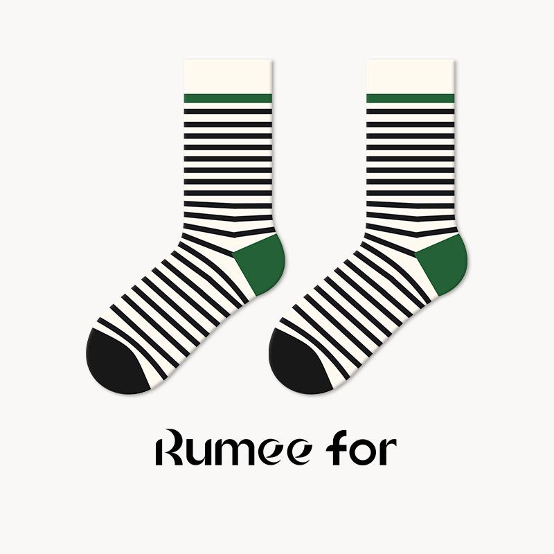 Женские полосатые гольфы до середины и выше колена - Весенне-осенний ретро спортивный стиль, универсальный черный дизайн в стиле колледжа. Fits Size 35-42
Женские полосатые гольфы до середины и выше колена - Весенне-осенний ретро спортивный стиль, универсальный черный дизайн в стиле колледжа. Fits Size 35-42