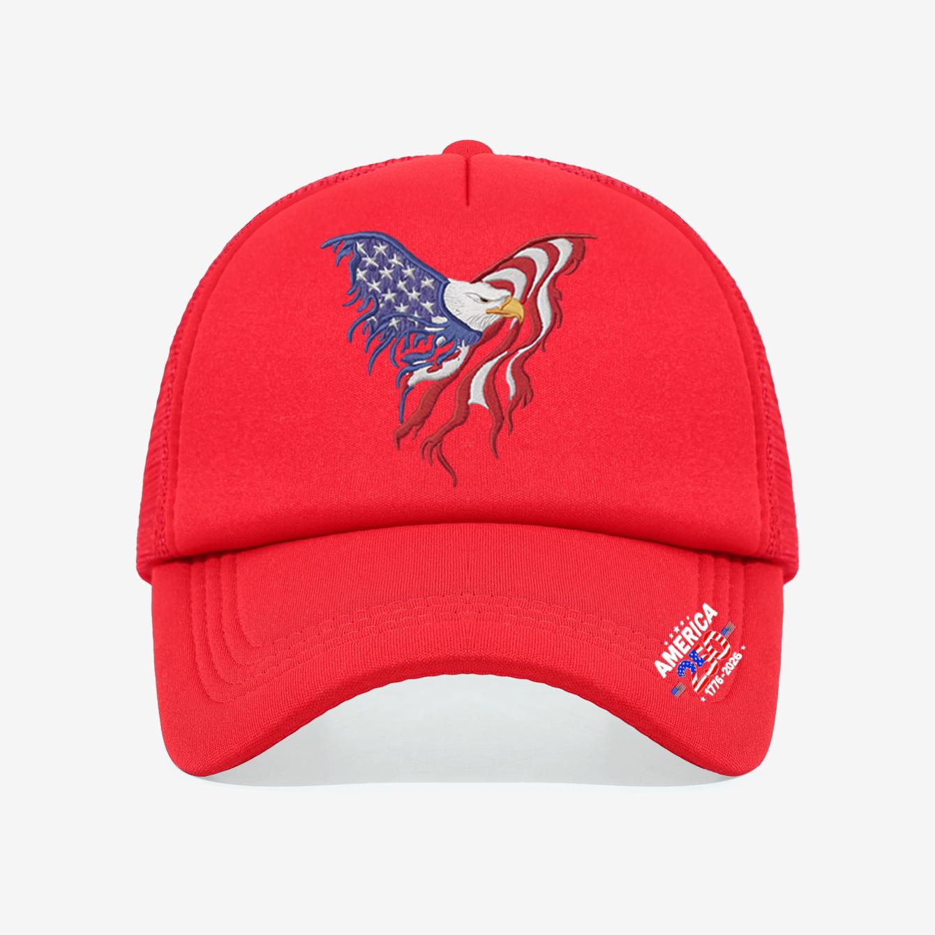 1PC Artistic 250th America Trucker Hat, Tassel Flag Eagle Print, Streetwear Cap for Patriotic Fans красный
1PC Artistic 250th America Trucker Hat, Tassel Flag Eagle Print, Streetwear Cap for Patriotic Fans красный