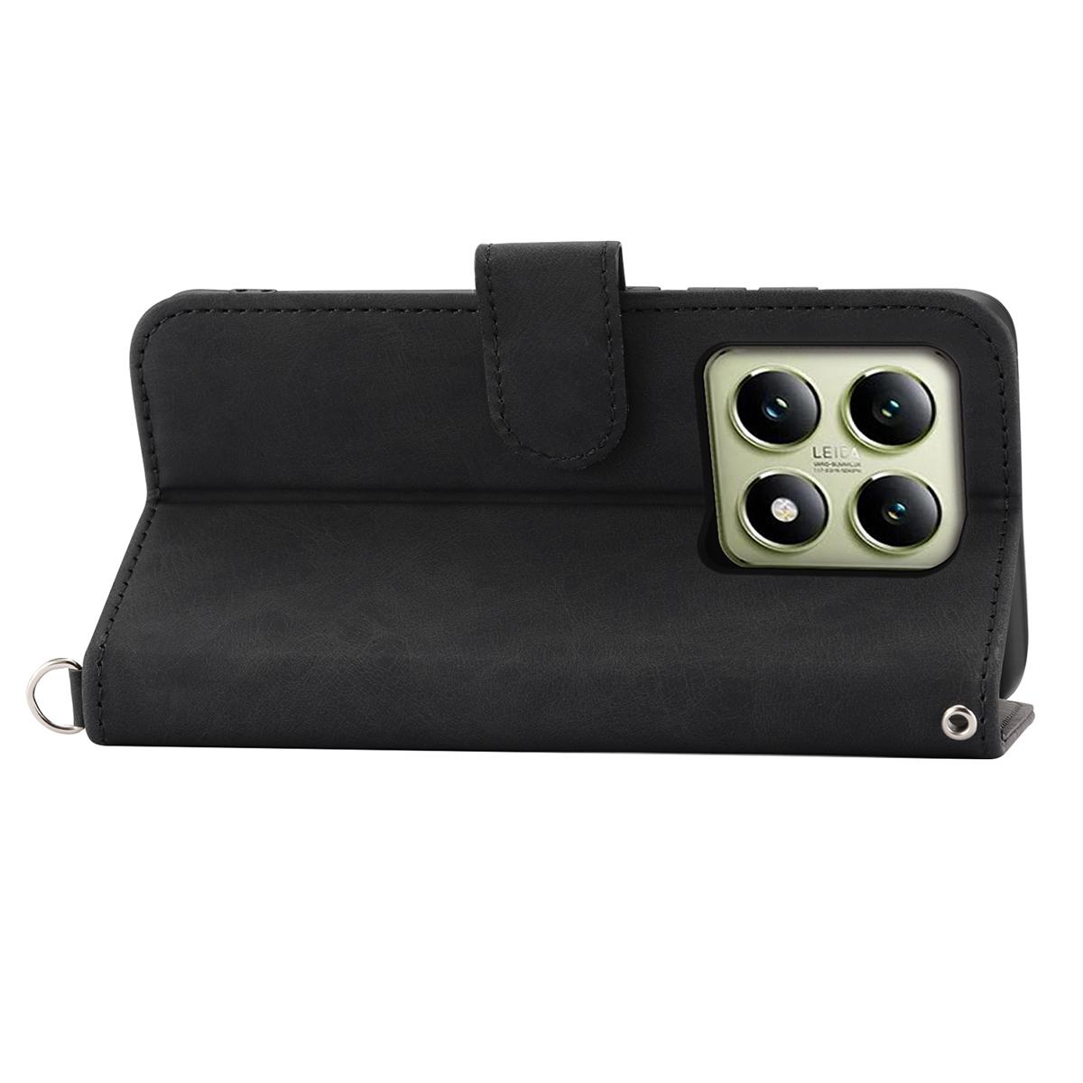 For Xiaomi 14T Case Flower Pattern PU Leather Wallet Phone Cover with Strap Black
For Xiaomi 14T Case Flower Pattern PU Leather Wallet Phone Cover with Strap Black