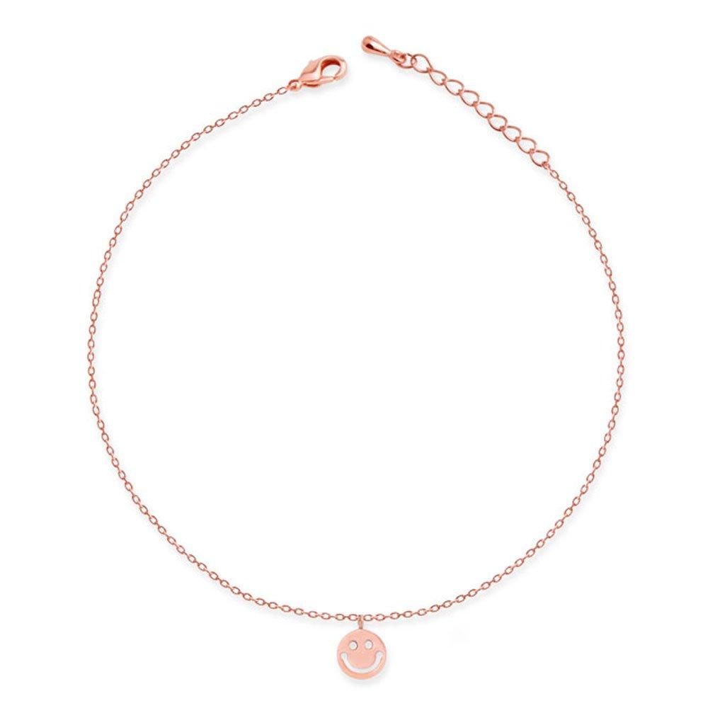 Rose Gold Smile Point Fashion Anklet
Rose Gold Smile Point Fashion Anklet