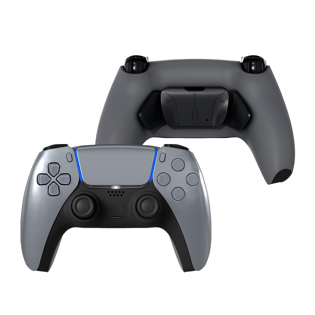 Спеціальний контролер для PS5, сумісний контролер, ПК, сумісний контролер FPS, заднє весло, оснащене функцією переналаштування, видалення функції вібрації срібний
Спеціальний контролер для PS5, сумісний контролер, ПК, сумісний контролер FPS, заднє весло, оснащене функцією переналаштування, видалення функції вібрації срібний
