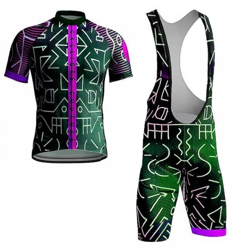 Short-sleeved Riding Clothes With Bib Straps Shorts Bicycle Cushion Breathable Quick-drying Sportswear M
Short-sleeved Riding Clothes With Bib Straps Shorts Bicycle Cushion Breathable Quick-drying Sportswear M