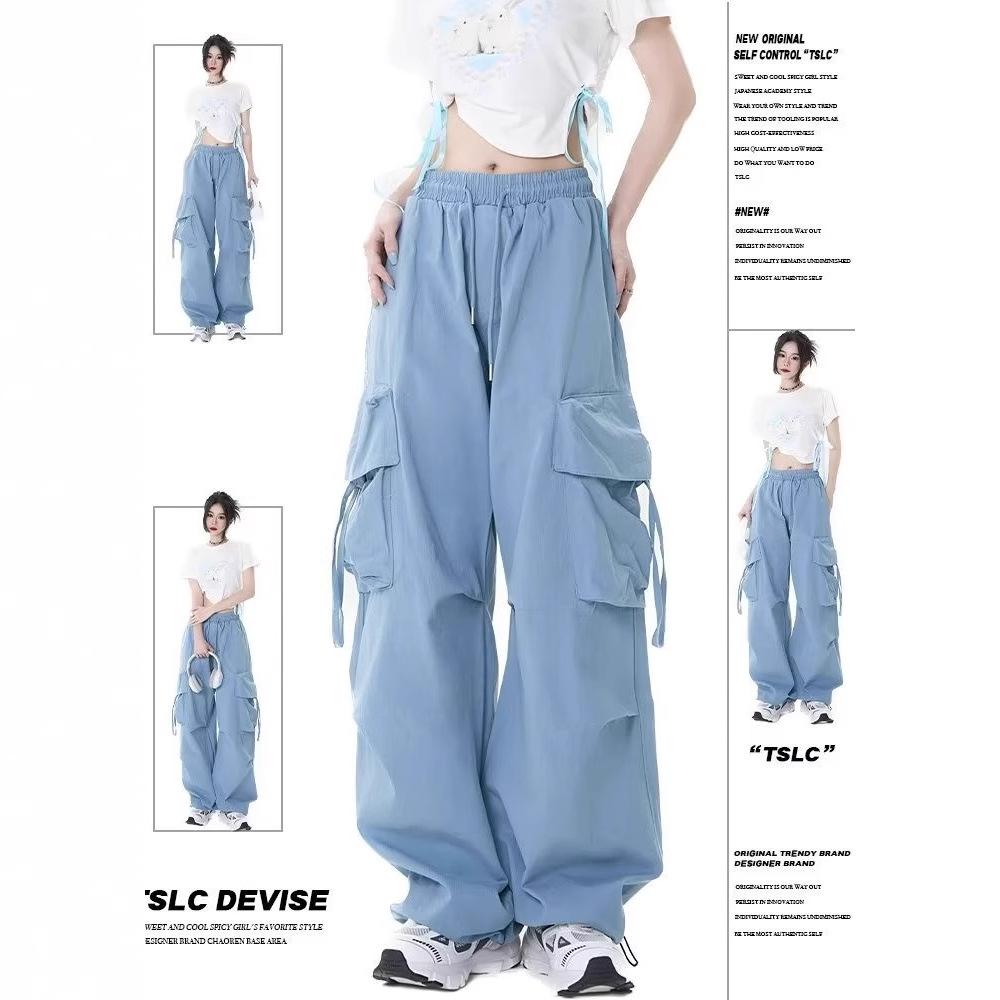 Dopamine Dressing Blue Wide-Leg Cargo Pants – Loose Fit, Spring/Summer Casual Style 3XL
Dopamine Dressing Blue Wide-Leg Cargo Pants – Loose Fit, Spring/Summer Casual Style 3XL