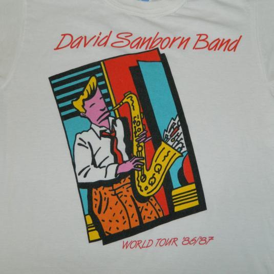 Vintage DAVID SANBORN BAND WORLD TOUR 86-87 T-Shirt Unisex T-Shirt XXXL
Vintage DAVID SANBORN BAND WORLD TOUR 86-87 T-Shirt Unisex T-Shirt XXXL