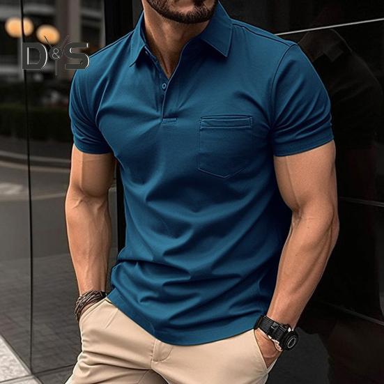Men Summer Shirt Lapel Short Sleeves Slim Fit Solid Color Buttons Patch Pocket Soft Breathable Casual Mid Length Men Daily Top 3XL темно-синий
Men Summer Shirt Lapel Short Sleeves Slim Fit Solid Color Buttons Patch Pocket Soft Breathable Casual Mid Length Men Daily Top 3XL темно-синий