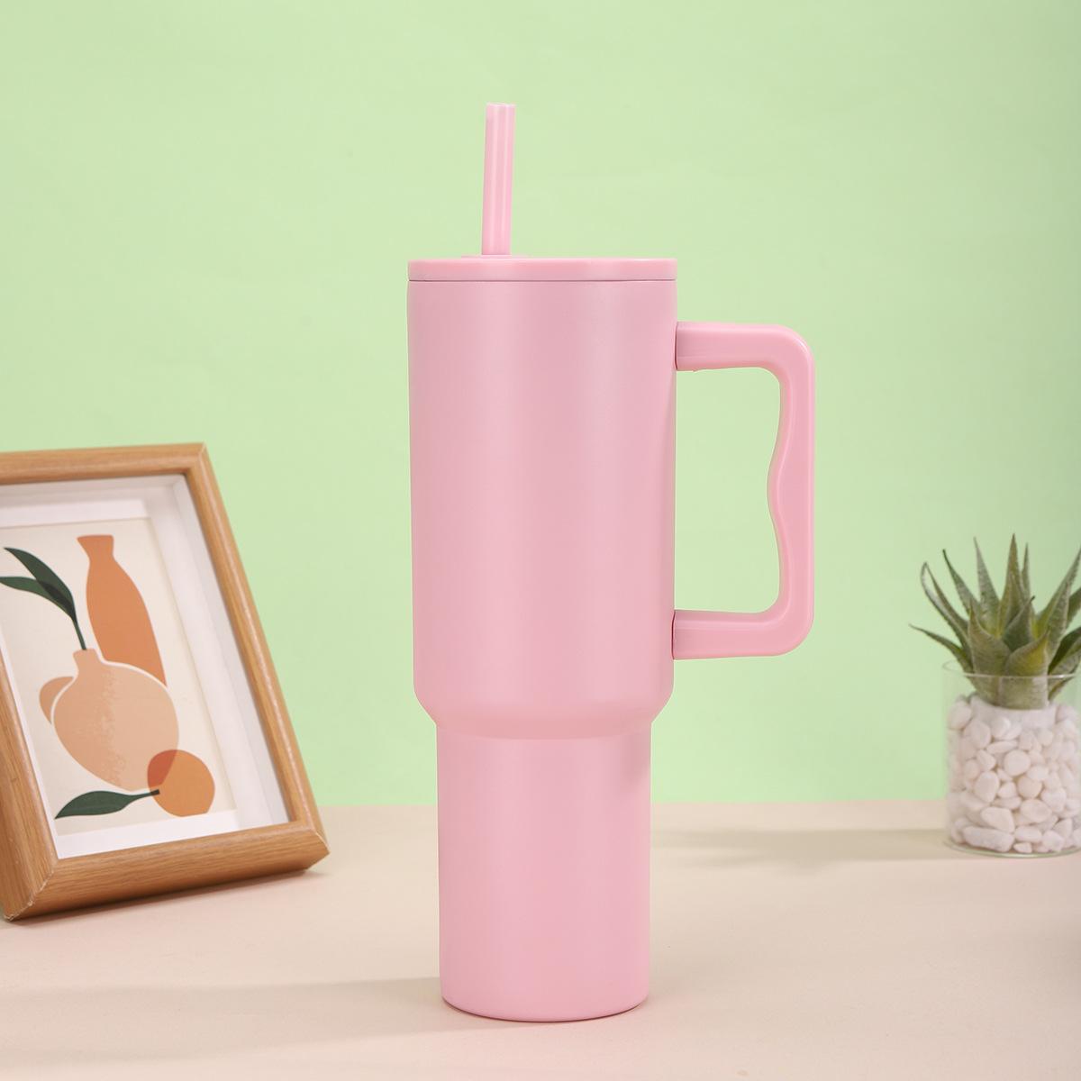 40oz Stainless Steel Vacuum Thermos Tumbler Leak-Proof Mug with Handle Lid & Straw Keep Cold or Hot for Travel Car Coffee Drinks 40oz розовый
40oz Stainless Steel Vacuum Thermos Tumbler Leak-Proof Mug with Handle Lid & Straw Keep Cold or Hot for Travel Car Coffee Drinks 40oz розовый