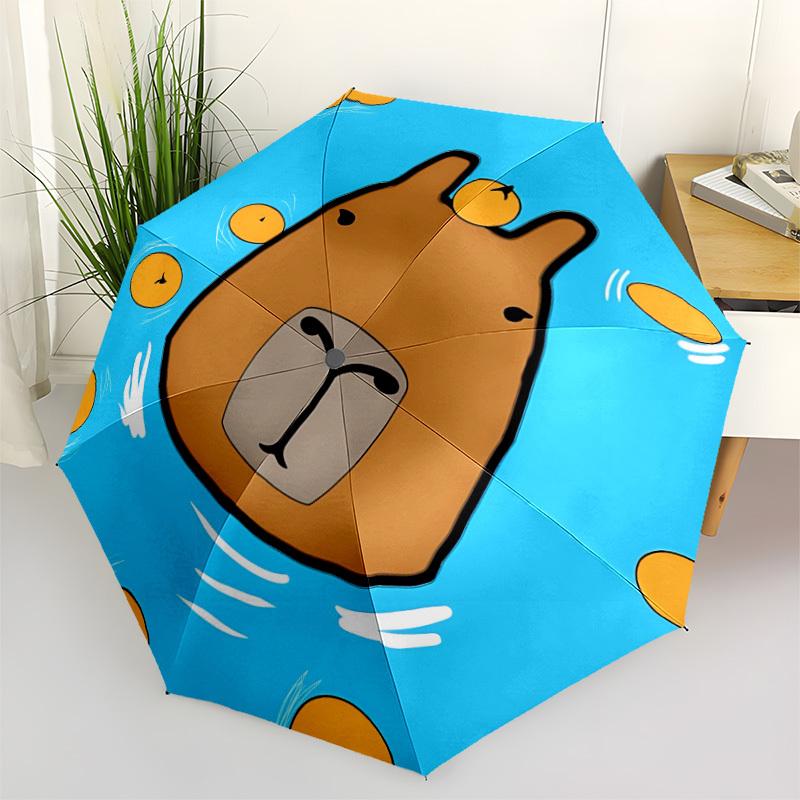 1pc Capybara Automatic Folding Umbrella, 8-Rib Iron Frame, Casual Outdoor Accessory for Birthday Festival Gifts yy251128134
1pc Capybara Automatic Folding Umbrella, 8-Rib Iron Frame, Casual Outdoor Accessory for Birthday Festival Gifts yy251128134