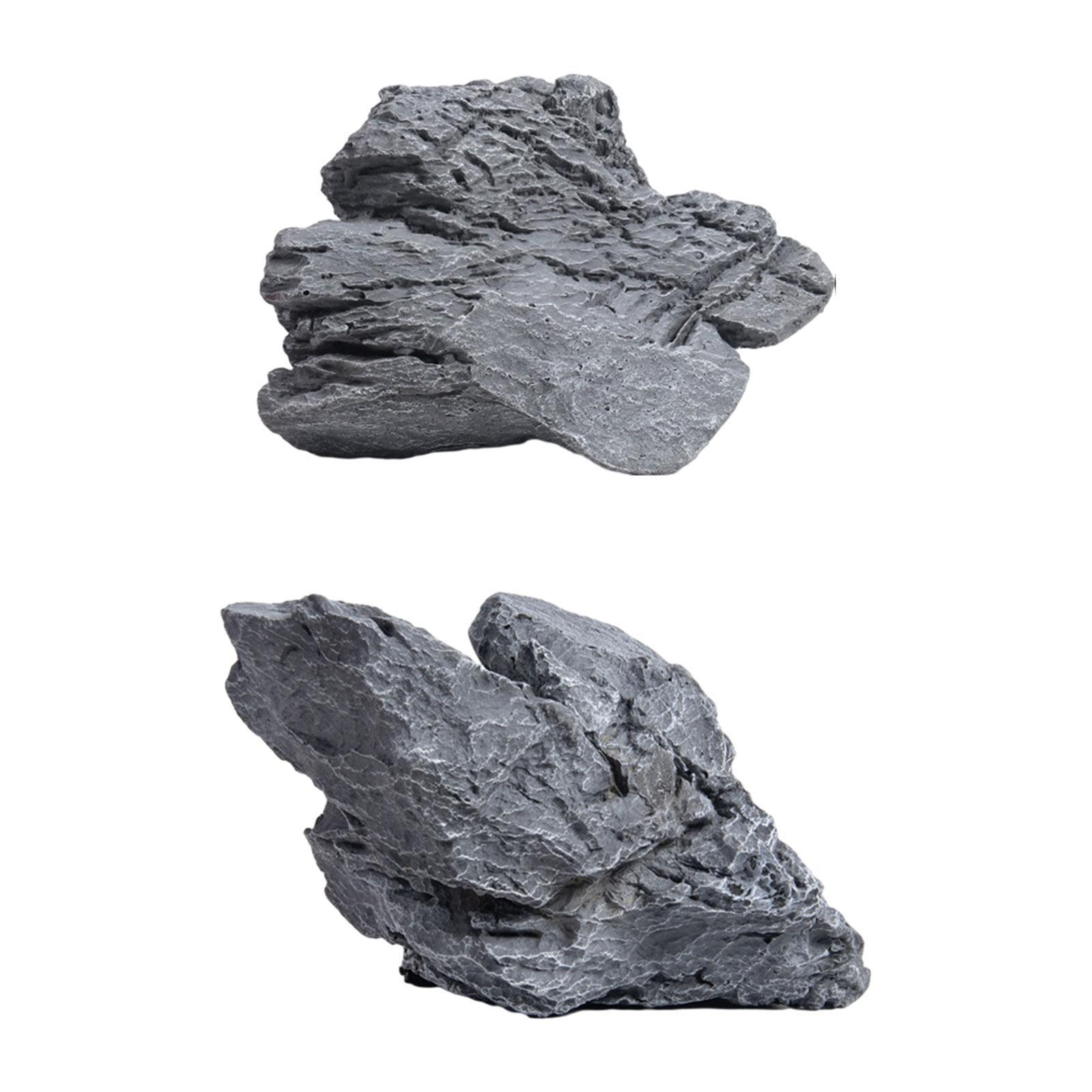 Faux Rock Landscape Rock Gray Versatile Decorative PVC Sandstone Artificial Rock for Squares Community Courtyard Garden Parks 26cmx13cmx16cm
Faux Rock Landscape Rock Gray Versatile Decorative PVC Sandstone Artificial Rock for Squares Community Courtyard Garden Parks 26cmx13cmx16cm