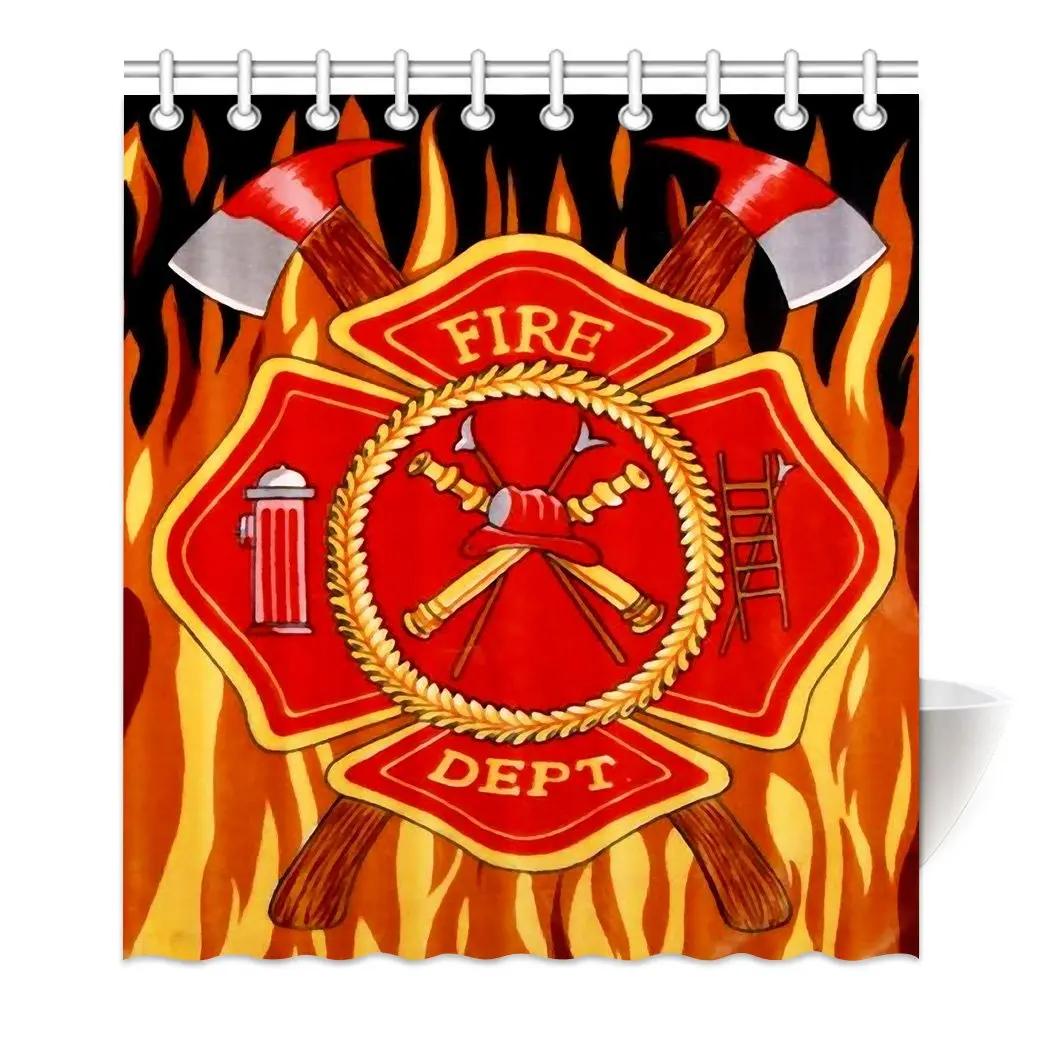 3D Firefighter Firefighting Pattern Shower Curtains Waterproof Sports Red Fire Fabric With Hooks Screen Decor Bathroom Curtain W60H190(CM)-1 Pcs
3D Firefighter Firefighting Pattern Shower Curtains Waterproof Sports Red Fire Fabric With Hooks Screen Decor Bathroom Curtain W60H190(CM)-1 Pcs