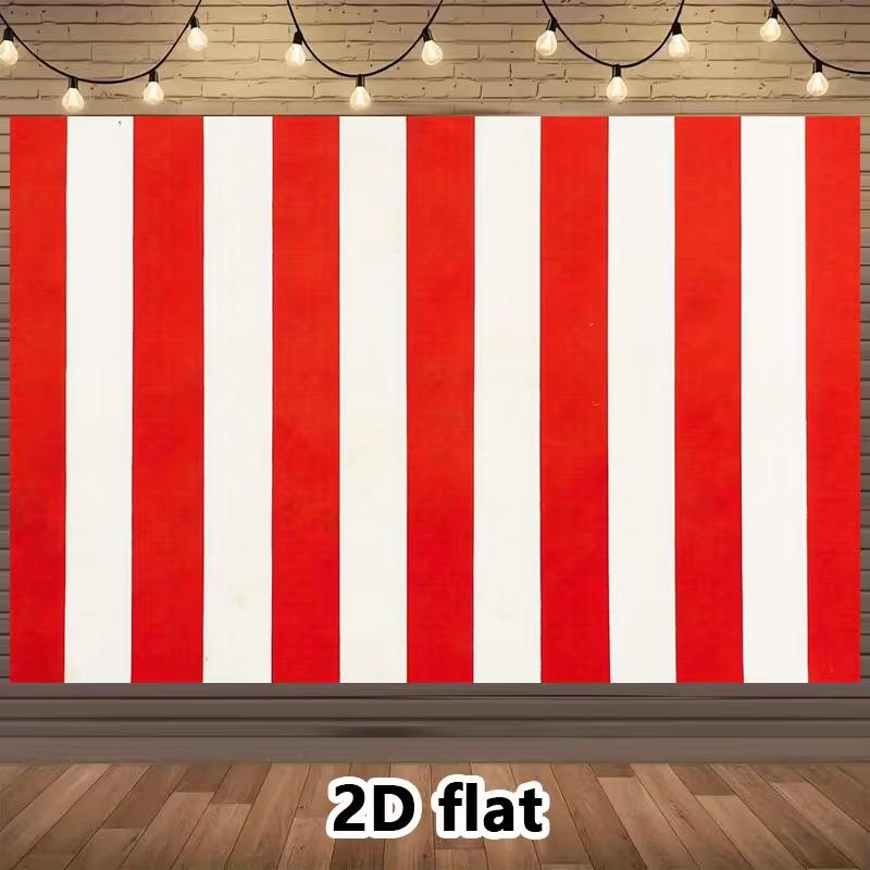 2D Carnival Tent Style Red White Striped Background Cloth 47.2x31.5inch/120*80cm
2D Carnival Tent Style Red White Striped Background Cloth 47.2x31.5inch/120*80cm