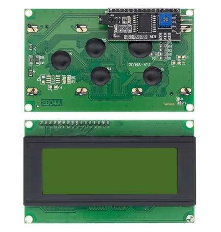 LCD2004+I2C Display Module 2004 20x4 2004A Blue Green Screen Character LCD IIC Serial Interface Adapter Module for Arduino
LCD2004+I2C Display Module 2004 20x4 2004A Blue Green Screen Character LCD IIC Serial Interface Adapter Module for Arduino