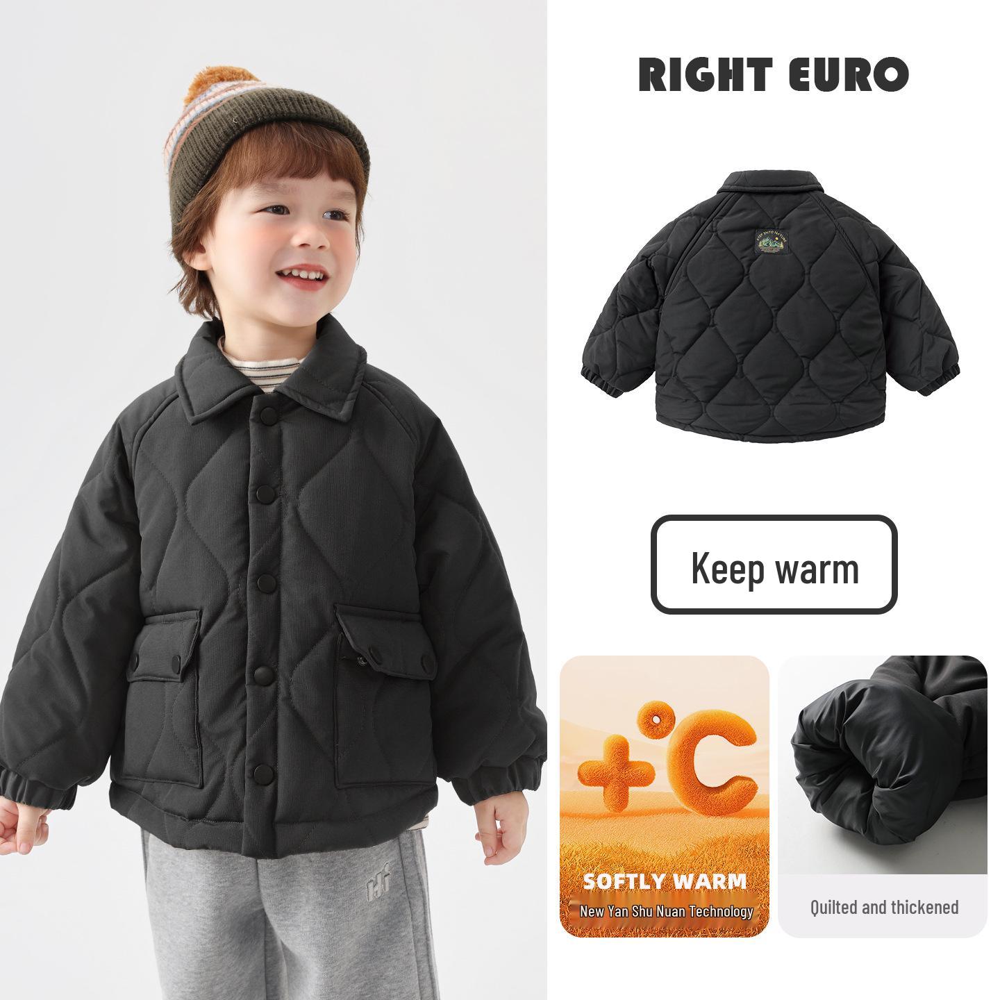 European Boys Quilted Cotton Jacket – Winter 2025 Children & Toddler Wear 130 cm чорний
European Boys Quilted Cotton Jacket – Winter 2025 Children & Toddler Wear 130 cm чорний
