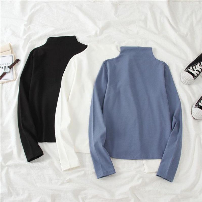 Women s Plus Velvet Semi-High Neck Long-Sleeve Base Layer T-Shirt - Available in Single or Double Packs for Autumn/Winter Warmth M 35-48kg
Women s Plus Velvet Semi-High Neck Long-Sleeve Base Layer T-Shirt - Available in Single or Double Packs for Autumn/Winter Warmth M 35-48kg