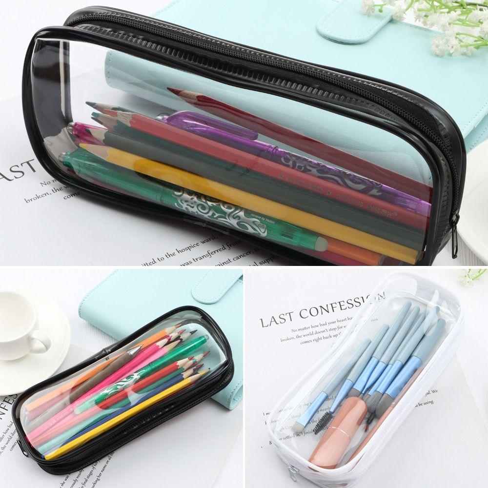 Transparent Office Supplies Large Capacity Organizer School Pen Bag Pencil Case School Stationery
Transparent Office Supplies Large Capacity Organizer School Pen Bag Pencil Case School Stationery