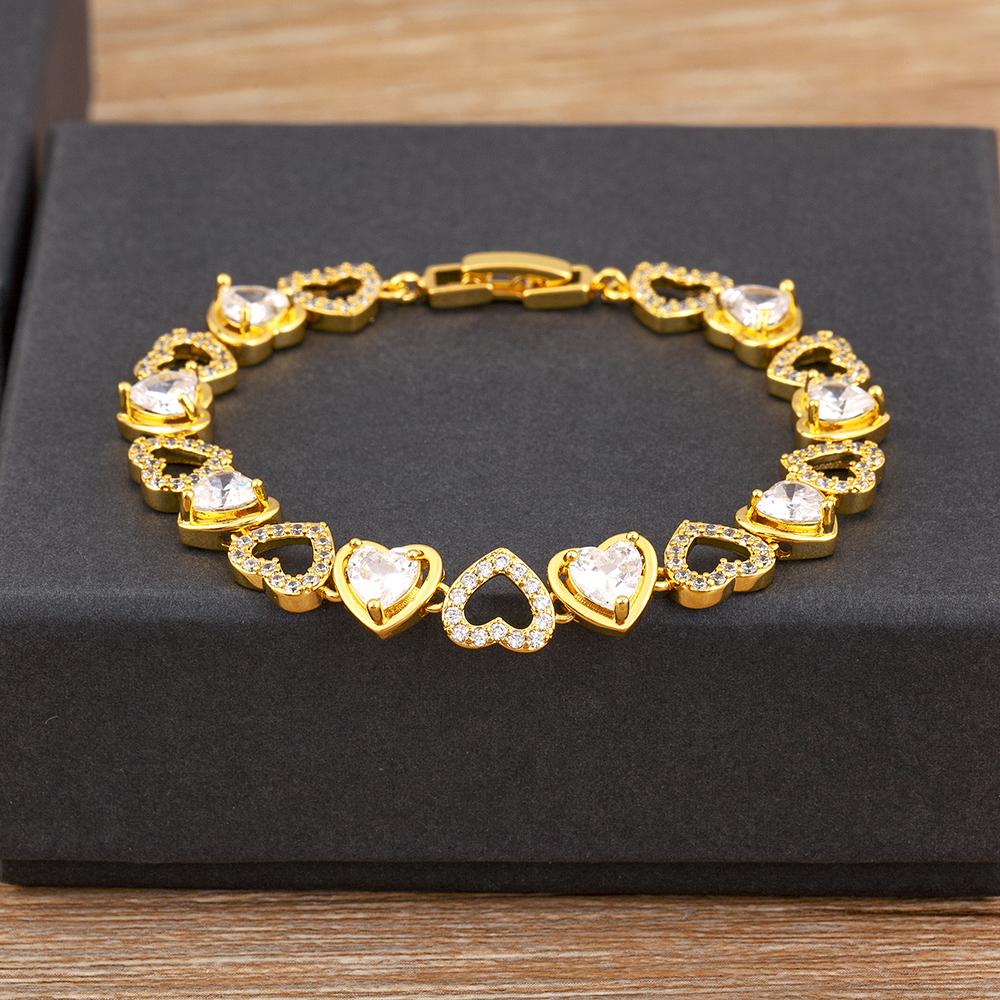 Nidin Classic New Design Love Heart Shape Hollow Design Fine Chain Bracelets For Women Pave White/Colorful Zircon Jewelry Gifts белый
Nidin Classic New Design Love Heart Shape Hollow Design Fine Chain Bracelets For Women Pave White/Colorful Zircon Jewelry Gifts белый