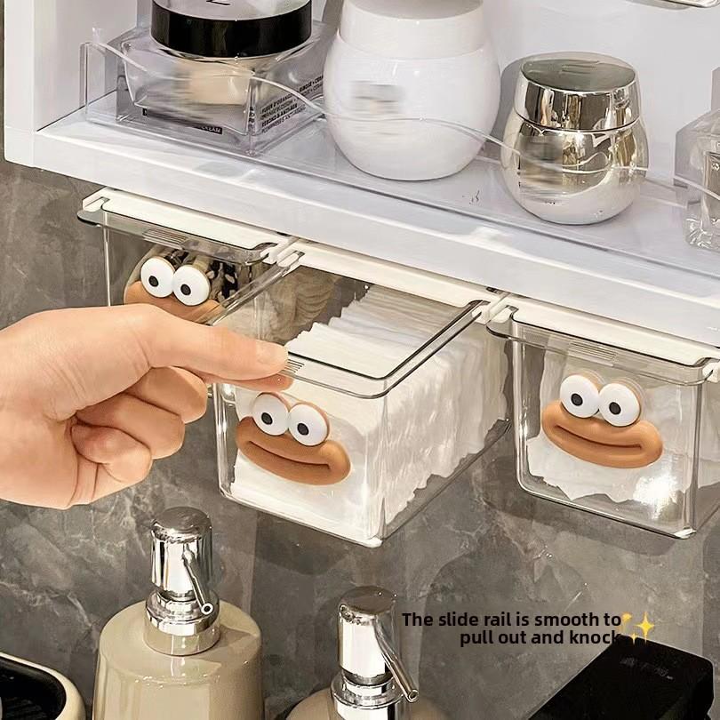 Mirror Cabinet Under Drawer Transparent Simple Bathroom Cosmetic Wipes Bathroom Cabinet Pull-Out Storage Box storage box
Mirror Cabinet Under Drawer Transparent Simple Bathroom Cosmetic Wipes Bathroom Cabinet Pull-Out Storage Box storage box