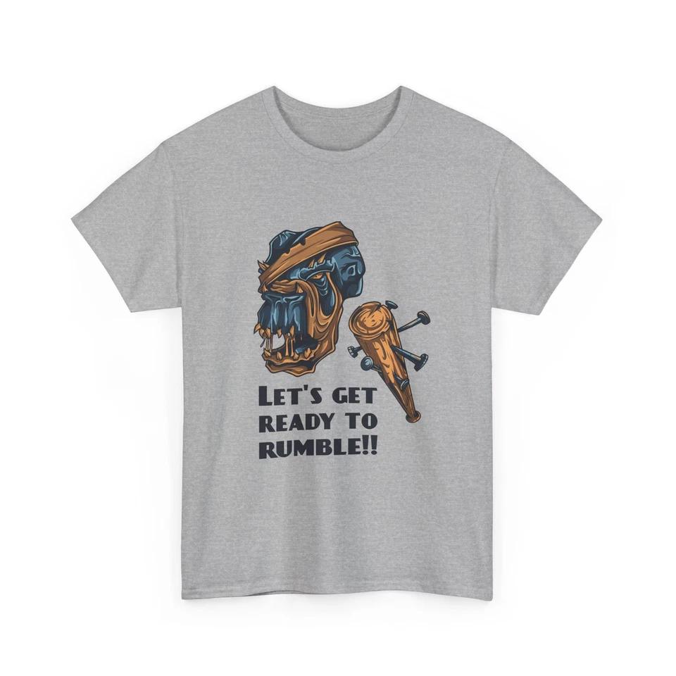 Skull T-Shirt | Let’s Get Ready To Rumble Graphic, Fun Gift Idea, Cotton T-Shirt S
Skull T-Shirt | Let’s Get Ready To Rumble Graphic, Fun Gift Idea, Cotton T-Shirt S